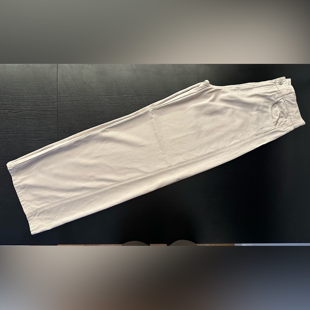 Zara Women's Cream Straight Leg Pants - Picture 5 of 13